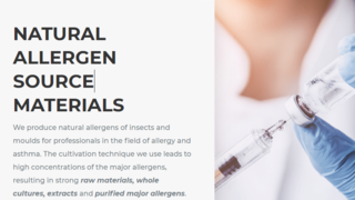 ﻿﻿﻿Citeq Biologics 提供高品質過敏原產品 - 昆蟲和黴菌的相關的過敏原產品/塵蟎（HDMs）過敏原